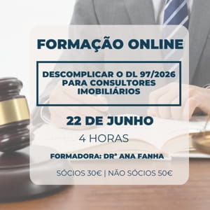 Descomplicar o DL97/2026 para Consultores Imobiliários